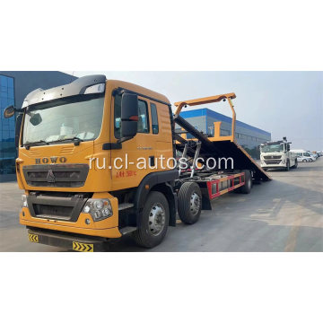 Автомобиль Van Salvage Car Resuding 7meter Platform Wrecker 6x2 HOWO 12TON 15TONNE FULTBED TOWING TRUCK